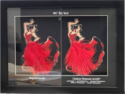 Optium vergleich mit Regular Acryl