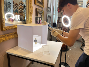 Produkte-Shooting im Showroom-kleiner